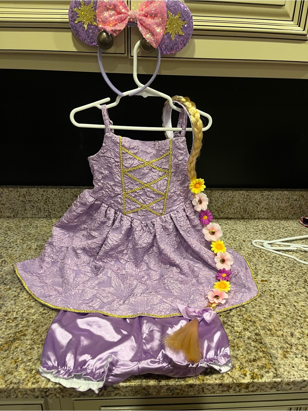 Oh Shana! Rapunzel includes ears and hair accessory
